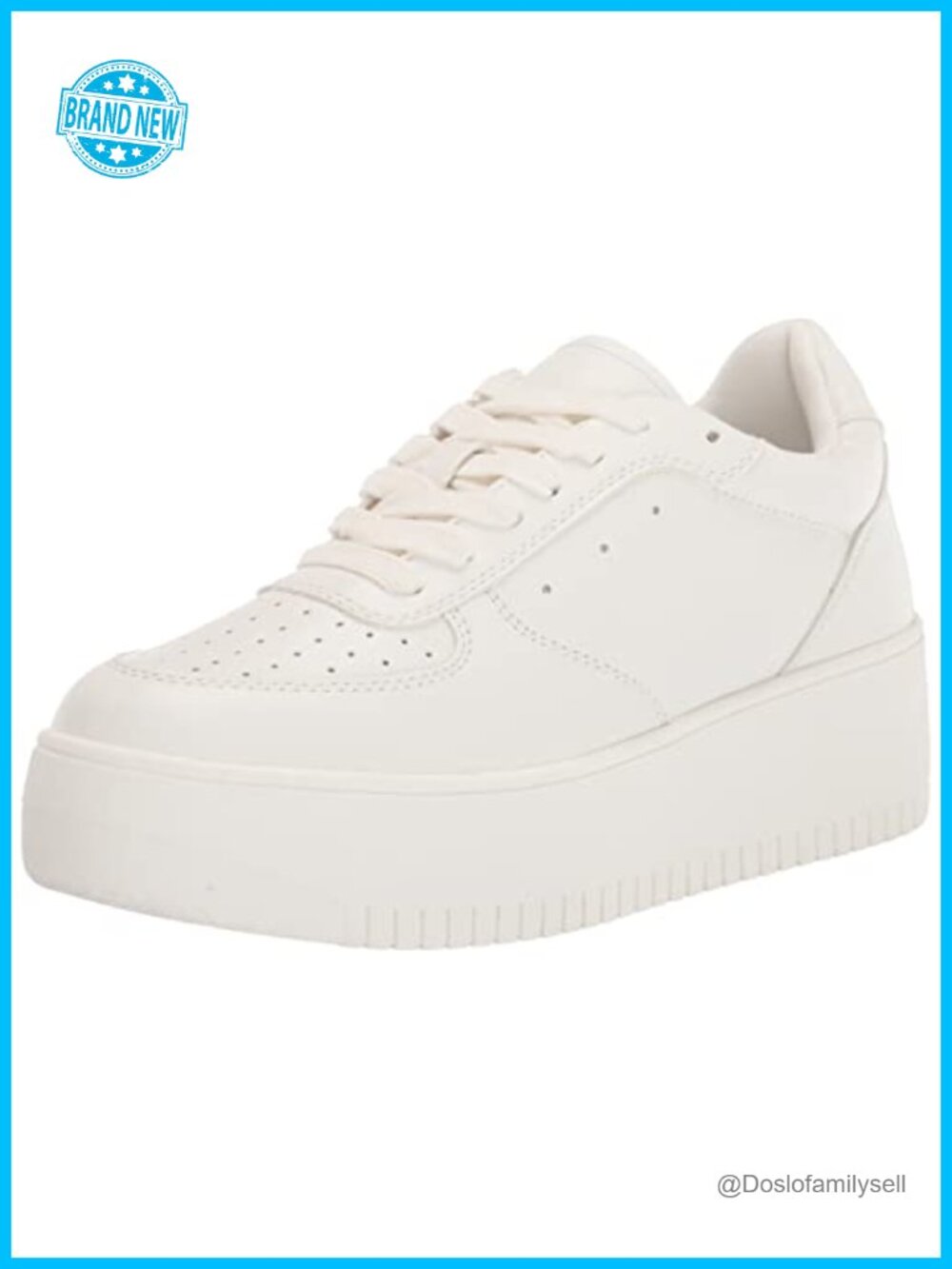 Steve Madden Rocket Platform Sneakers Vegan Leather Lace Up